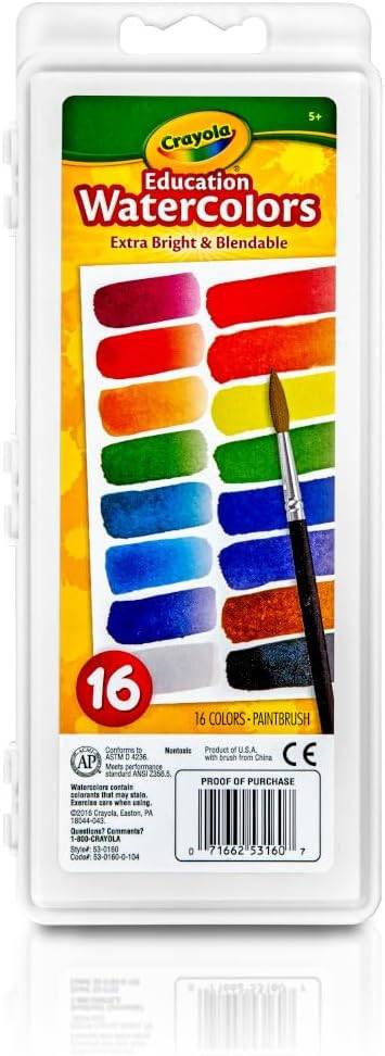 CreativeCraft Art Supplies Watercolor Paint Set