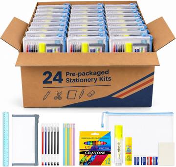 24 Sets Back to School Stationery Kit