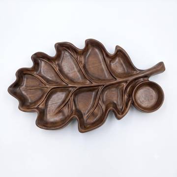 Wooden Hand-Carved Serving Board & Bowl Set ( finitely renewable beechwood – eco-friendly – naturally stain-resistant )