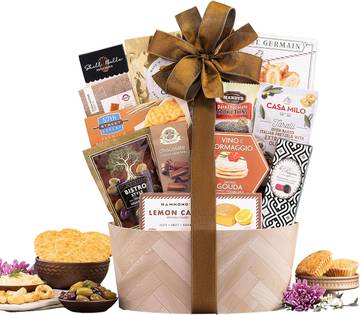 Corporate Gift Eco-Friendly Wine Gift Box with Organic Snacks