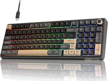 RK ROYAL KLUDGE R98 Pro Wired Mechanical Keyboard