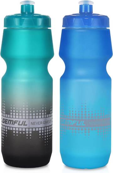 GEMFUL MTB Bike Water Bottles 2 Pack 24oz BPA-Free