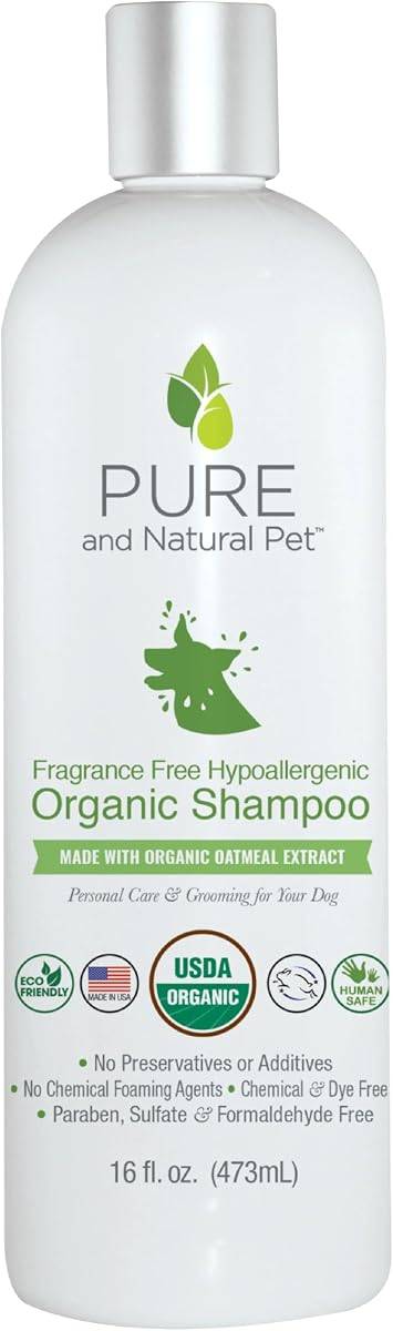 Organic Dog Shampoo - Lemongrass and Aloe