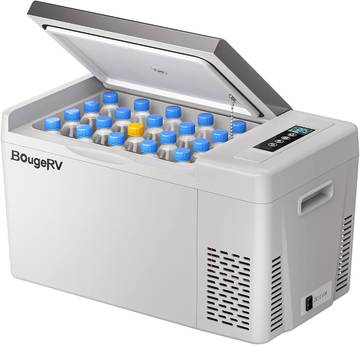 BougeRV 12V Refrigerator 23 Quart, -8℉~50℉ Portable Freezer for Car
