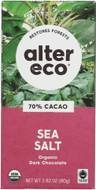 Alter Eco Deep Dark Sea Salt Heirloom Chocolate Bar