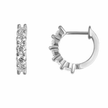 Ardie Moissanite Huggies