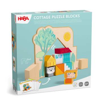 BOGOBABE Bamboo Building Blocks Puzzle