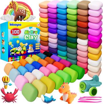 3D+m Clay Plant-ium-3D Modeling Clay, 100% Natural, Air-Dry, Eco-Friendly - Made in India