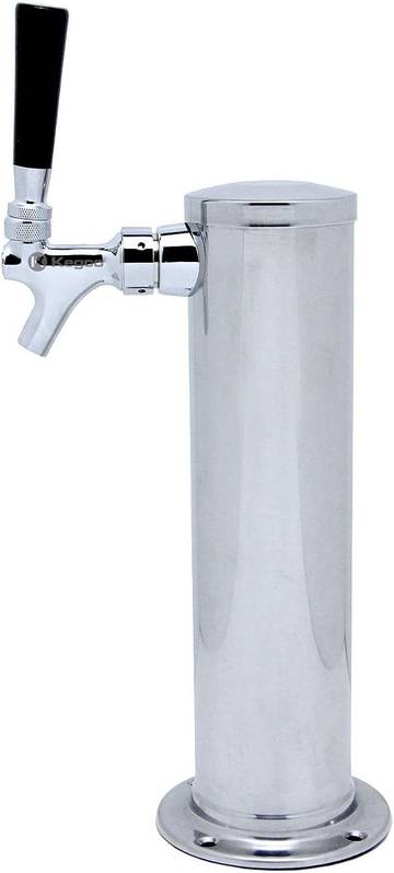 EcoKeg Single Tap Kegerator Conversion Kit with 5 lb Co2 Tank, Stainless Steel