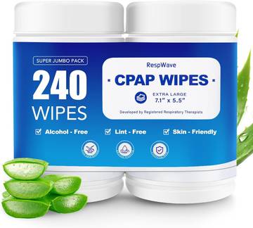 CPAP Mask Wipes Unscented, 70 Count (Pack of 3)