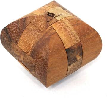 Roshi Puzzle Handcrafted Wooden Brain Teaser