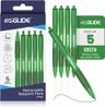 Onyx and Green Bamboo Retractable Pens