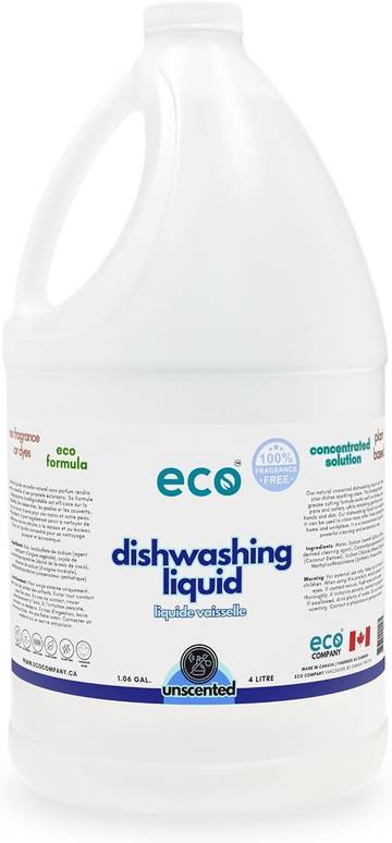 Biokleen Free & Clear Dish Soap - Dishwashing Cleaner, Eco-Friendly, Non-Toxic, Plant-Based, No Artificial Fragrance, Colors or Preservatives, Unscented
