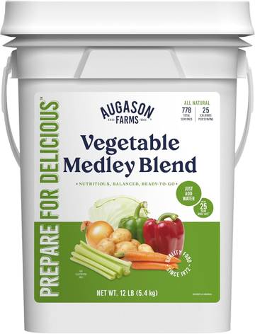 Augason Farms Vegetable Medley Blend Emergency Food Supply