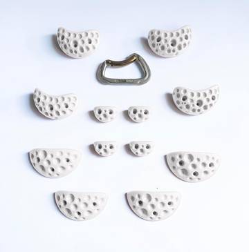 Moon Rock Climbing Holds Easy to Grab for Home Climbing Walls and Swing Sets