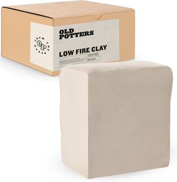 Old Potters Low Fire Pottery Clay White
