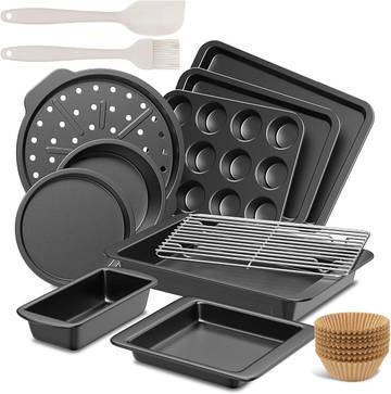 HONGBAKE Bakeware Set, 12 Pieces