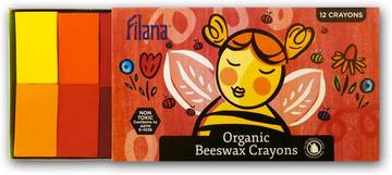 Natural Beeswax Crayons (12 Colors)