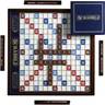 Deluxe Edition Rotating Wooden Cabinet Scrabble Board Game