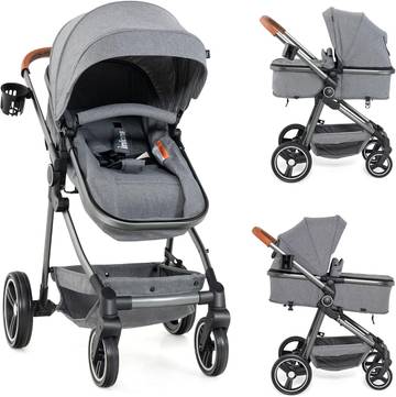 Liteway Premium Infant Baby Stroller - Jet