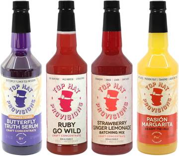 Top Hat Colorful Holiday Mixology Cocktail Combo Kit