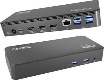 Plugable USB C Docking Station Dual Monitor at 4K