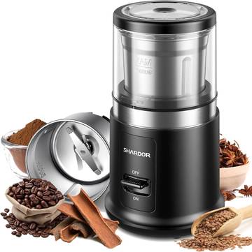 SHARDOR One Touch Electric Coffee and Spice Grinder