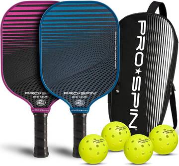 PRO-SPIN Carbon Fiber Pickleball Paddles Set of 2
