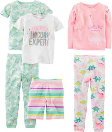 Baby and Toddler Loose-Fit Fleece Footed Pajamas