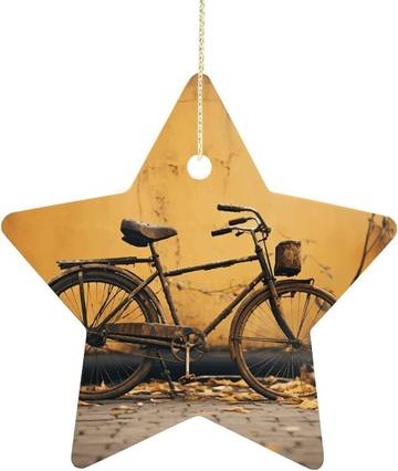 Bicycle Chain Star Ornament