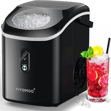 VIVIDMOO Nugget Ice Maker Countertop