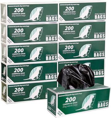 Pack of 2000 Dog Poop Bags Refill