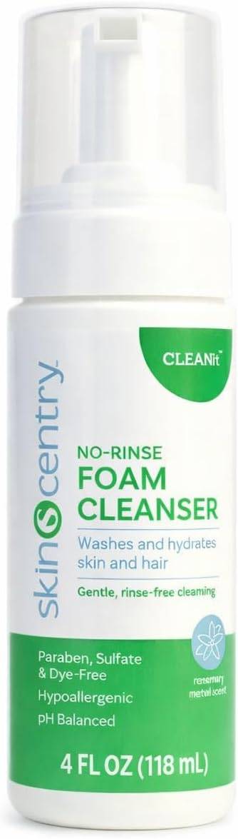 No-Rinse Foam Cleanser - Hospital Grade Waterless Hair & Body Wash