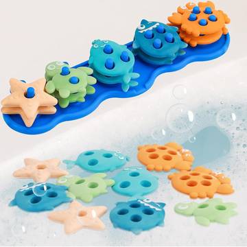 Green Toys Shapes Sorter Bath Set