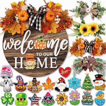 Artisan Made Painted Wooden House Warming Sign