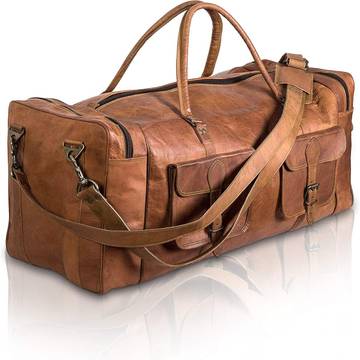 Ardito Leather Travel Duffel Bag