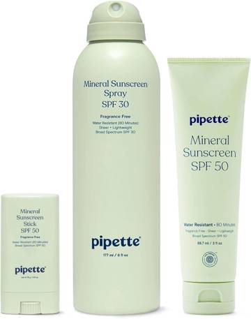 Pipette Baby Mineral Sunscreen Trio