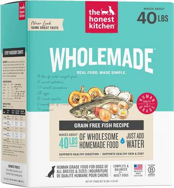 Grain Free Fish Recipe Dehydrated Dog Food