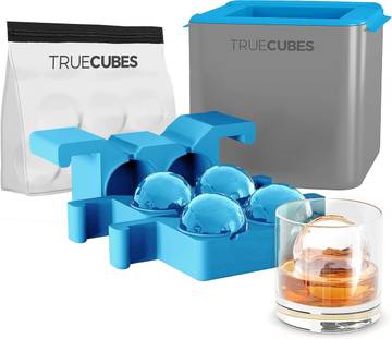Clear Ice Ball Maker | with Storage Bag | BPA-Free Mold