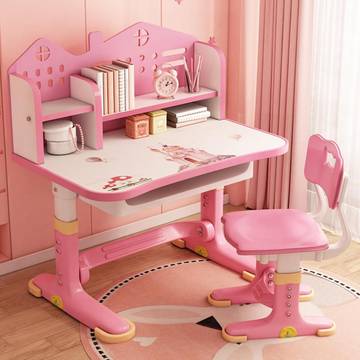 UNICOO Bamboo Toddler Desk and Chair Set with Lift-Top Storage