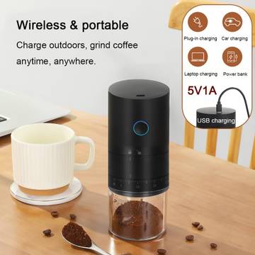  Monsieur Coffee Grinder Pro Max Ceramic Burr Grinder
