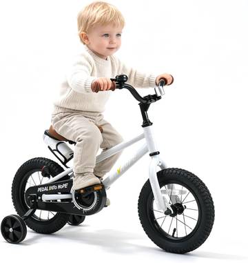Glerc Kids Bike with Training Wheels, 12-16 Inch for Boys Girls 2-9 Years