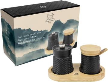  stone be Contemporary Salt Cellar & Pepper Mill Set