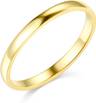 14k Gold 2mm Band