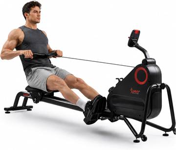 Sunny Health & Fitness Smart Flippable Magnetic Rower
