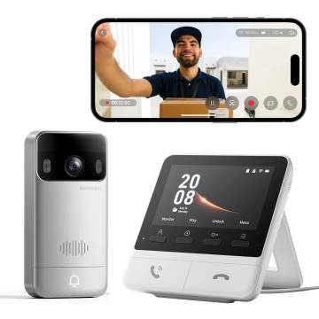 SwitchBot Video Doorbell Camera Wireless with Monitor