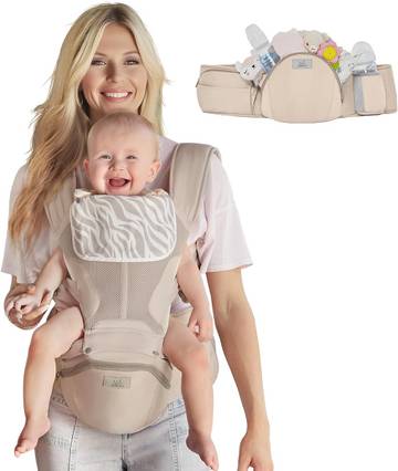 MOMTORY Safety-Certified Ultra Storage Baby Carrier