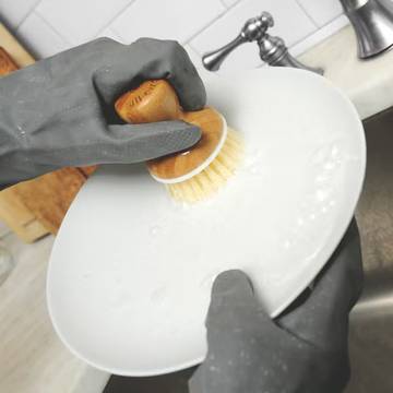 Full Circle Bubble Up Dish Soap Dispenser and Brush Set
