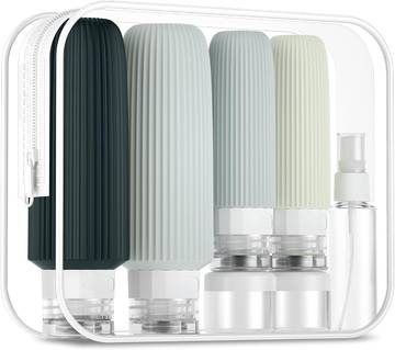 Tsa Notify Large Refillable TSA Travel Bottle Set