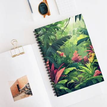 Botanical Bliss 100% Recycled Notebook